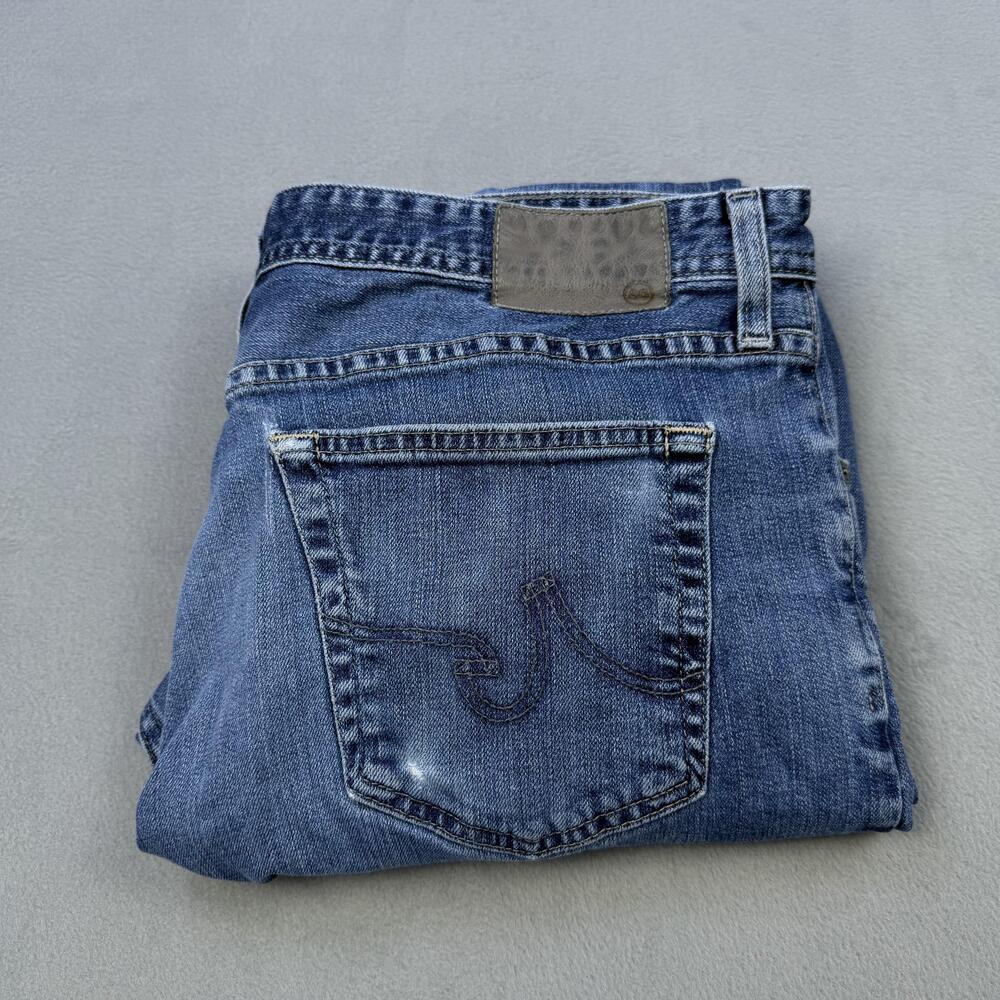 AG Adriano Goldschmied The Everett Jeans Mens 38x29 Blue Slim Straight Stretch